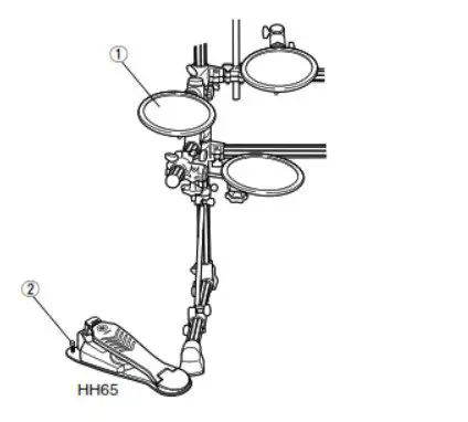 YAMAHA HH65 Electronic Drum Pad - overview