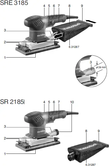 Sander parts