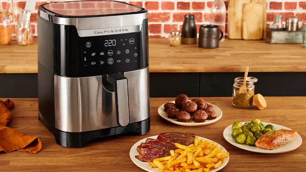 Tefal Ey801d Easy Fry & Grill Xxl Air Fryer Instructions