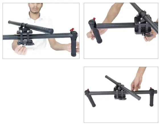 FLYCAM SW 015 00 Swivel Adapter Plate - handle. knob