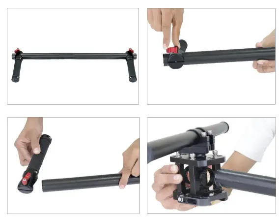 FLYCAM SW 015 00 Swivel Adapter Plate - swivel knob