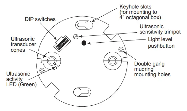 legrand UT-300 Ultrasonic Low Voltage Ceiling Sensors - fig 3