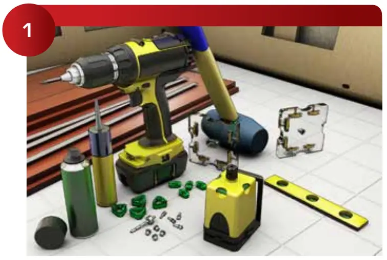 Star Hanger SYSTEM 100 Field Layout of Wall Panels - FIG