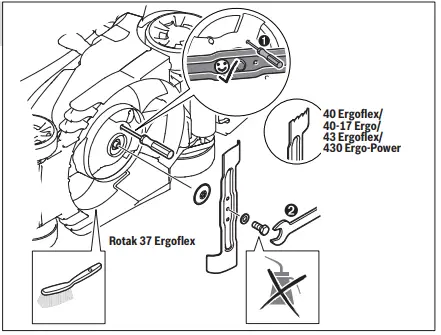 BOSCH ROTAK 40 Ergoflex Electric Lawnmower-9