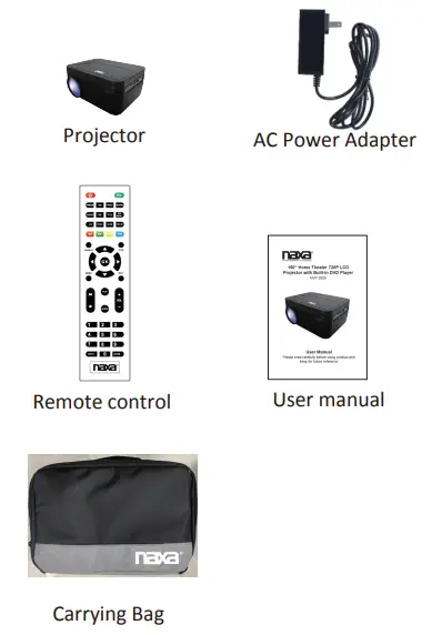 Naxa Electronics NYP-2502C 150 Home Theater LCD Projector-1