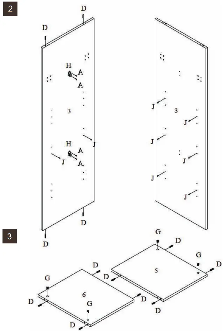 Quax MONO 54F03 0400x 2 Handle less Doors Chest - MONO