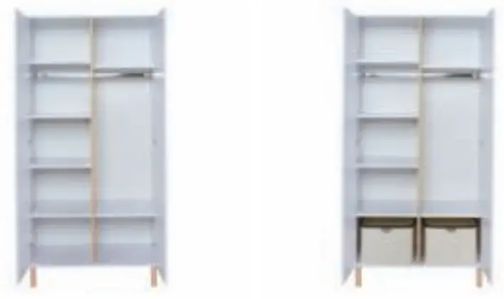 Quax MONO 54F03 0400x 2 Handle less Doors Chest - Possibilities