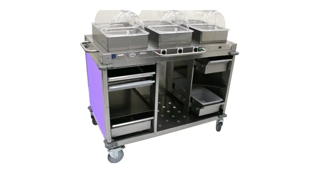 Cadco Cbc-hh-l7 Junior Mobile Buffet Cart User Manual Cadco Cbc-hh-l7 Junior Mobile Buffet Cart User Manual