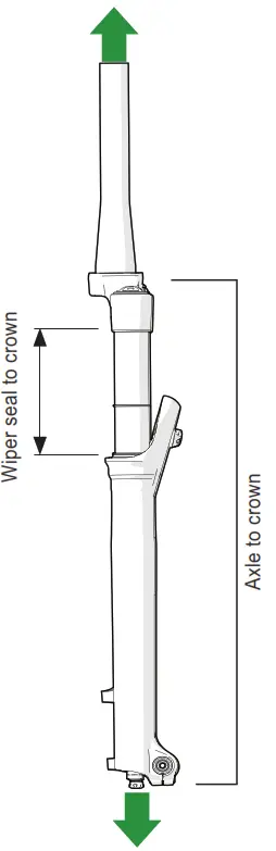OHLINS RXF34 m 2 Front fork for Bikes - ride position