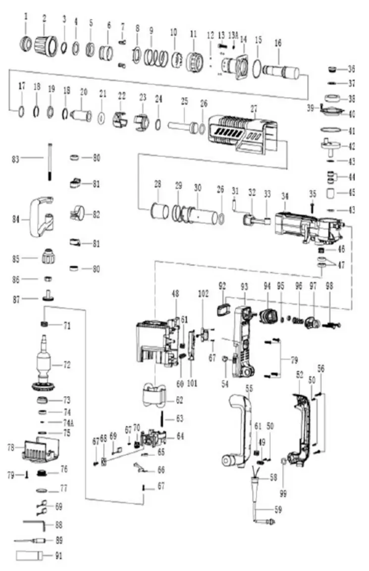 TOTAL TH215002 Demolition Hammer - fig 3