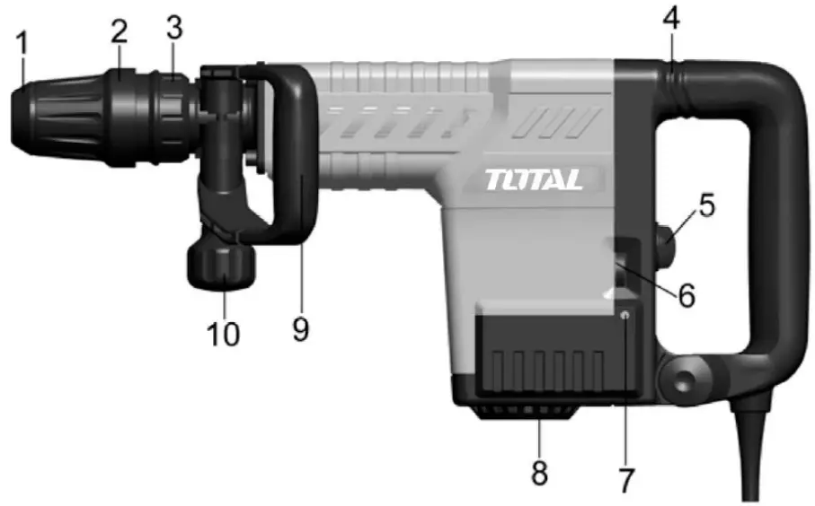 TOTAL TH215002 Demolition Hammer - fig