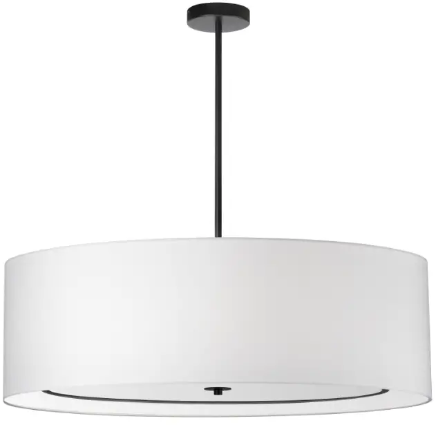 Dainolite-POR-406P-MB-WH-Porscha-6-Light-White-Modern-Contemporary-Drum-Pendant-Light-fig1