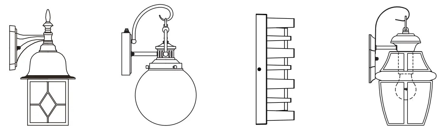 allen roth KDN1802A 21.63 Inch Matte Black Traditional Light Post Lantern - FIG 2