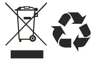 disposal and recycle icon