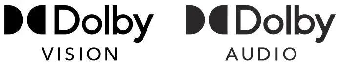 dolby vision, dolby audio icon