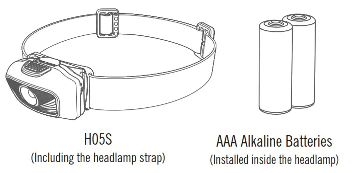 OLIGHT H05S Lightweight Headlamp - IN THE BOX