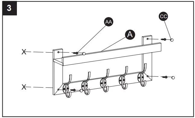 allen-roth-46320WPDLG-5-Hook-27.01-in-x-11.77-in-H-Tabacco-Decorative-Wall-Hook-fig-10