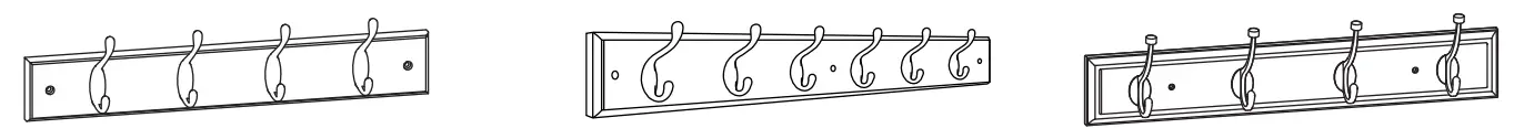 allen-roth-46320WPDLG-5-Hook-27.01-in-x-11.77-in-H-Tabacco-Decorative-Wall-Hook-fig-3