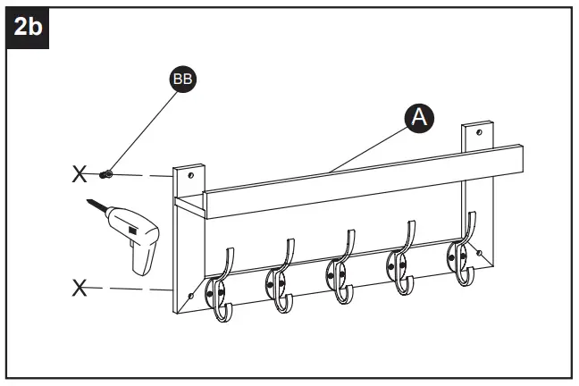 allen-roth-46320WPDLG-5-Hook-27.01-in-x-11.77-in-H-Tabacco-Decorative-Wall-Hook-fig-8