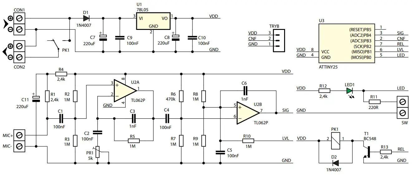 AVT3144 Dual Function Acoustic Switch - fig 1