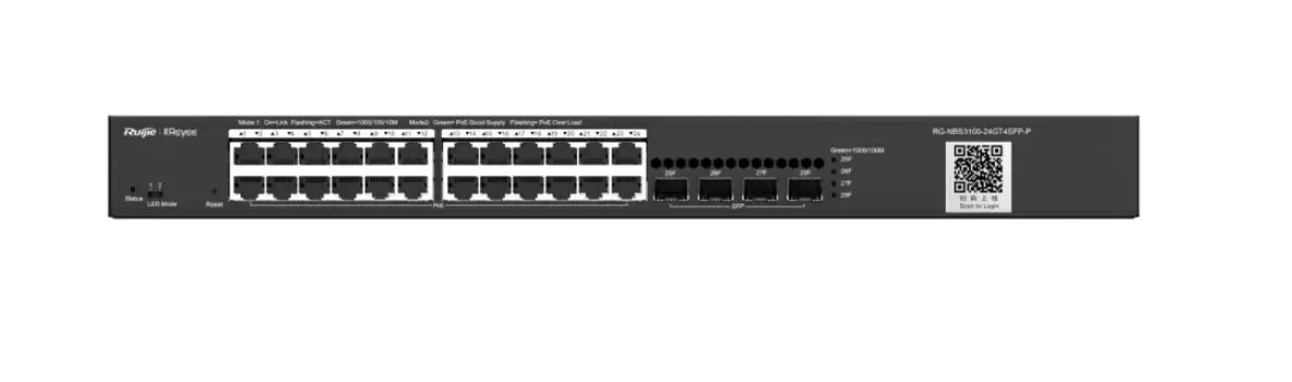 Ruijie Reyee 28-port Gigabit Layer 2 Verwalteter Poe Switch User Guide