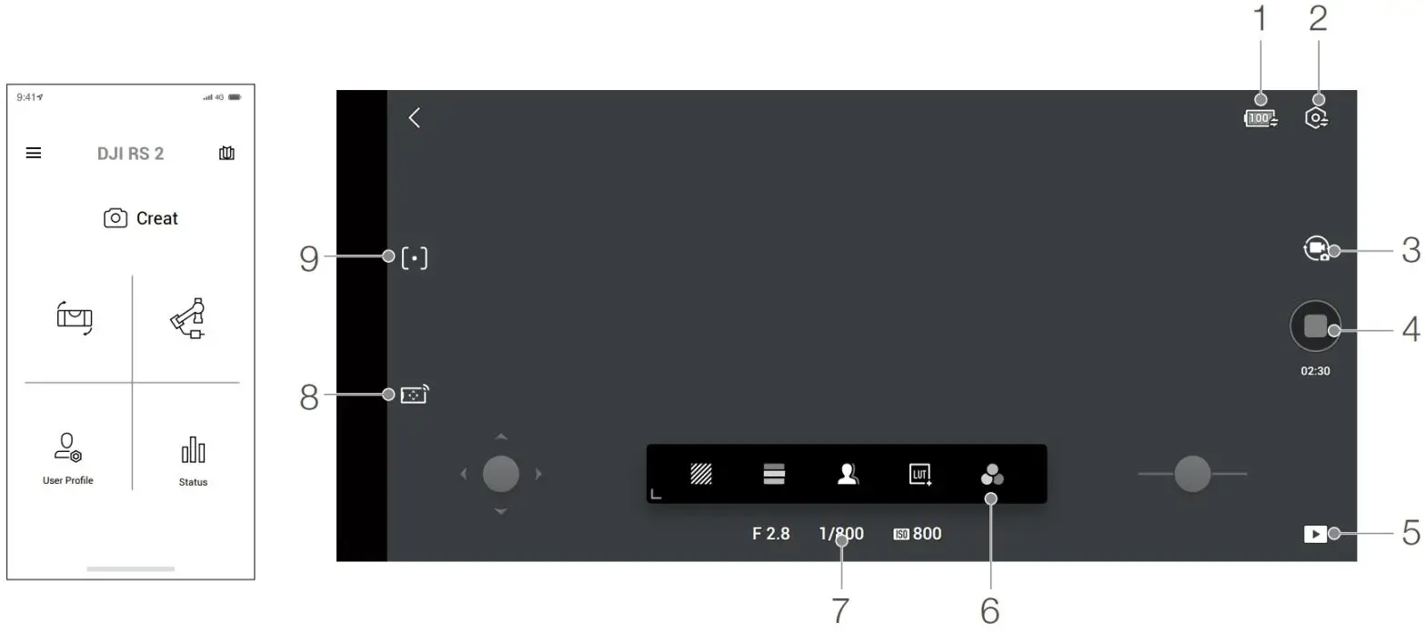 dji RONIN CP.RN.00000100.01 RavenEye Image Transmission - app