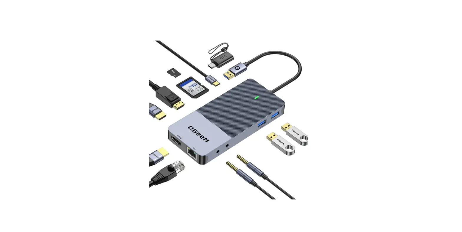 Qgeem D3908 Mini Usb 3.0 Docking Station User Manual