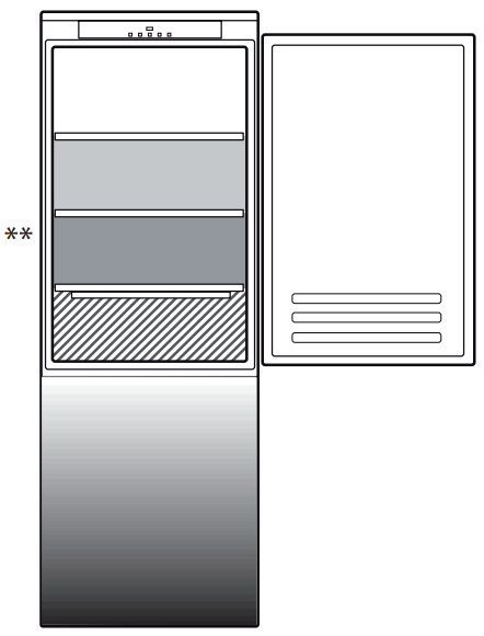 Whirlpool WHC18T311HK Built In 2 Door Bottom Mount Fridge Freezer - fig 1