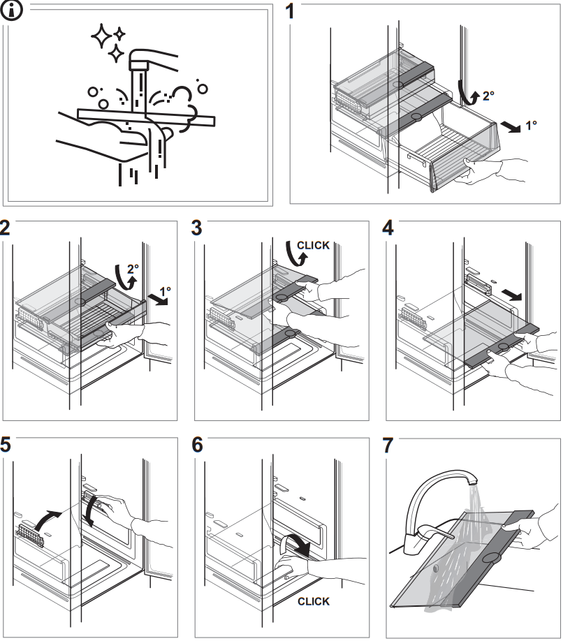Whirlpool WHC18T311HK Built In 2 Door Bottom Mount Fridge Freezer - fig 5