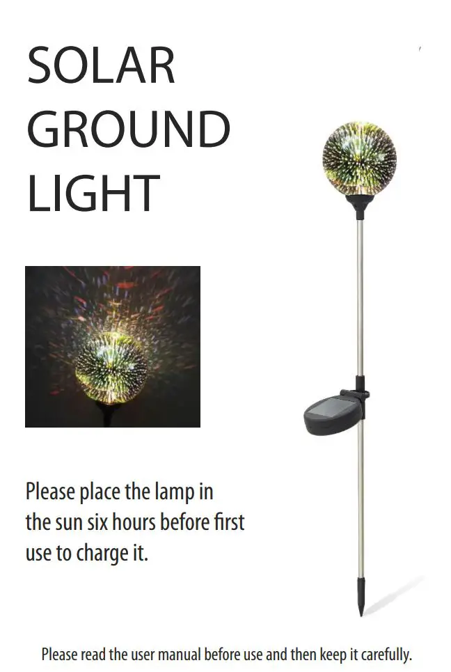 Pro-Idee 233-767 Solar Ground Light User Manual