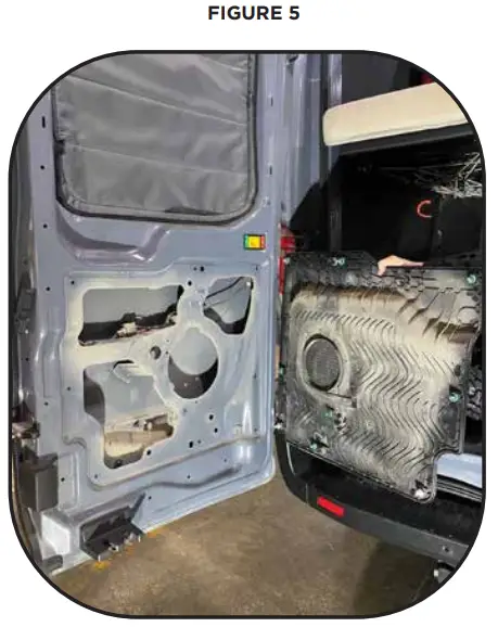 FVCO TR1104B Transit Rear Tire Carrier - FIGURE 5