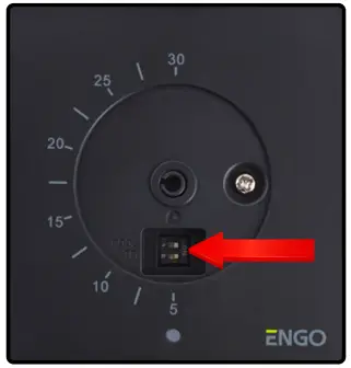 ENGO ESIMPLE230W Simple Non Programmable Wired Thermostat - Switches