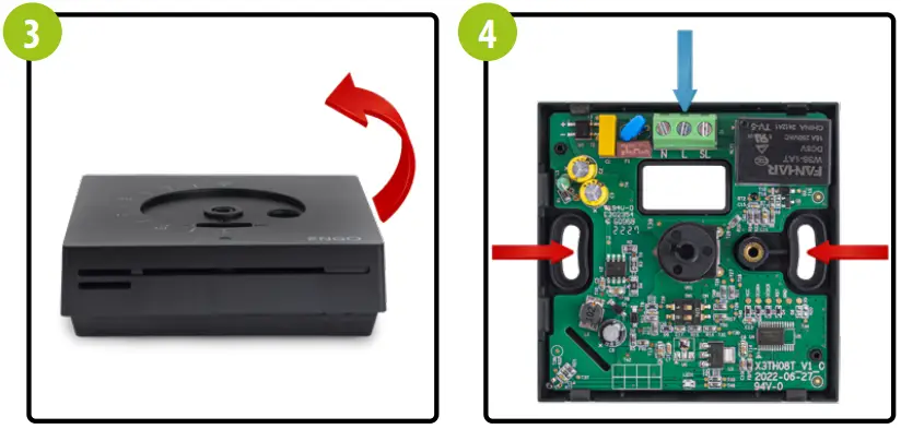 ENGO ESIMPLE230W Simple Non Programmable Wired Thermostat - thermostat