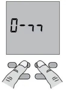 FIG 20 Locking the keypad