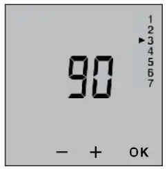 FIG 7 Backlight time out setting