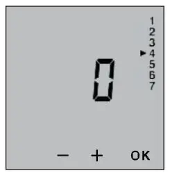 FIG 8 AUTO mode temperature display option