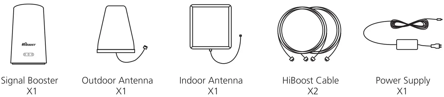 HiBOOST Home Dot Cell Phone Booster - Zoom fig 1