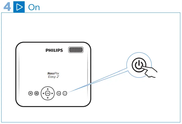 PHILIPS NPX442INT NeoPix Easy 2 Home Projector - Fig 4
