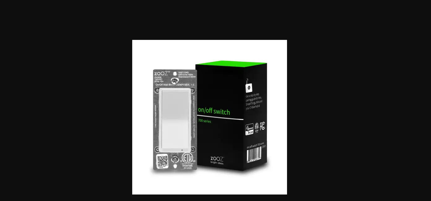 Zooz Zeb71 700 Series Z-wave Plus On/off Switch User Manual Zooz Zeb71 700 Series Z-wave Plus On/off Switch User Manual