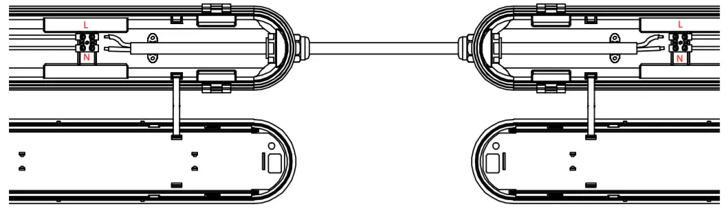 V-TAC 20214 LED Waterproof Fitting M-Series 1500mm -FIG 17