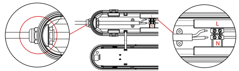 V-TAC 20214 LED Waterproof Fitting M-Series 1500mm -FIG 6