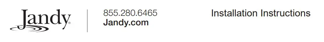 Jandy TC3 Flush Mount Pool Spa Return Jet Installation Guide