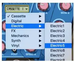 WAVES Retro Fi User Guide - Noise Type