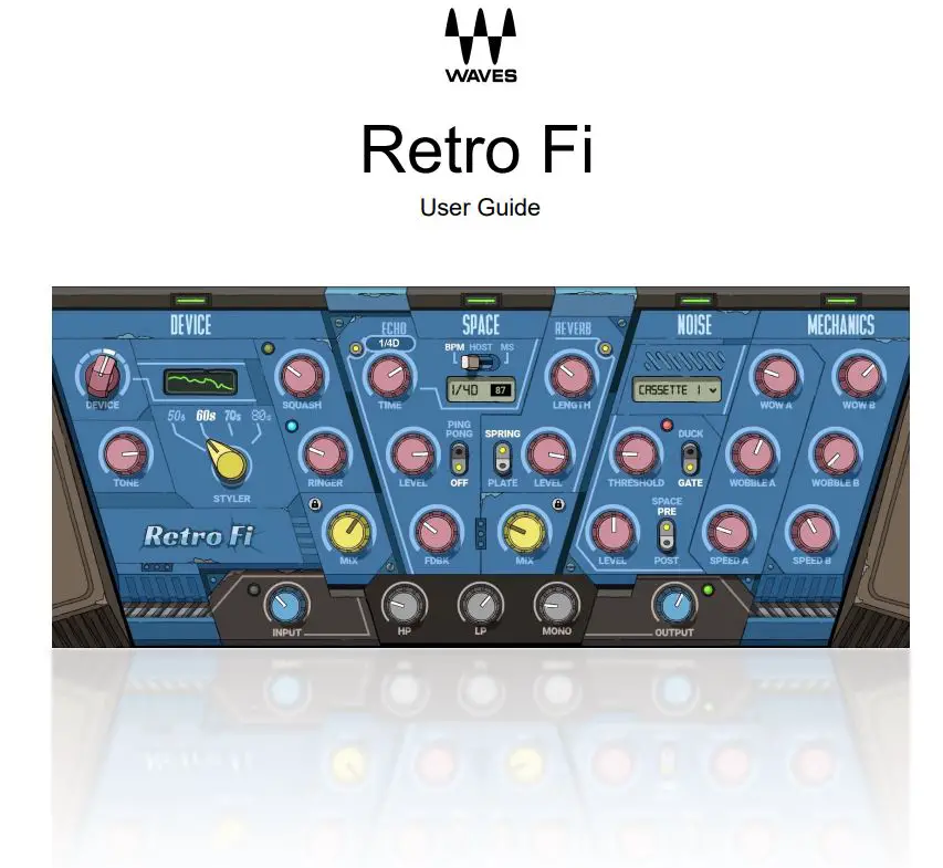 WAVES Retro Fi User Guide