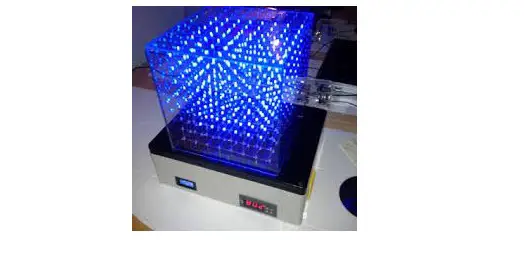 Jameco 2168940 Led Cube Kit Blue Instructions