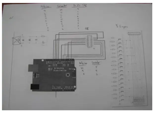JAMECO 2168940 LED Cube Kit Blue Instructions-fig20