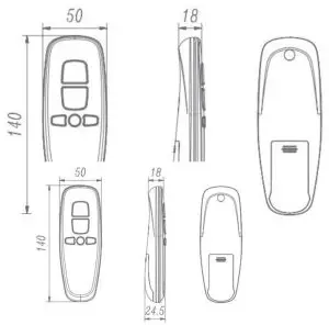 Richmat HJH13B Bluetooth Handset - fig 1