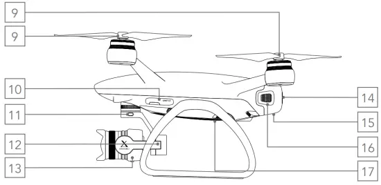 Aircraft annotated diagram