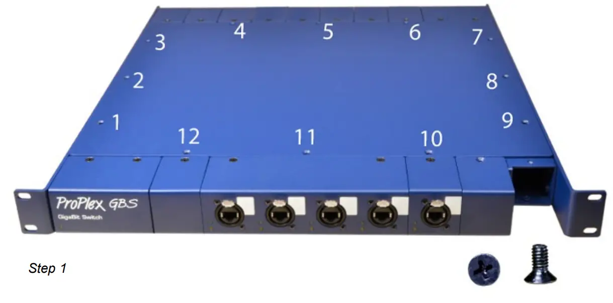 ProPlex GBS 10 Port Reconfigurable Gigabit Switch - CONFIGURATION
