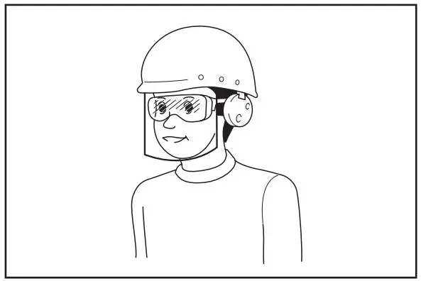 makita DCO140 Cordless Cut-Out Tool Instruction Manual - Always wear protective goggles to protect your eyes